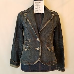 #1078 NWOT Rock Star Level 99 Stretch Jean Jacket